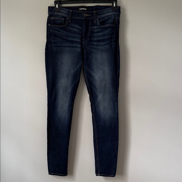 Express Stretch Legging Mid Rise Jean Women’s 8R - Picture 2 of 7